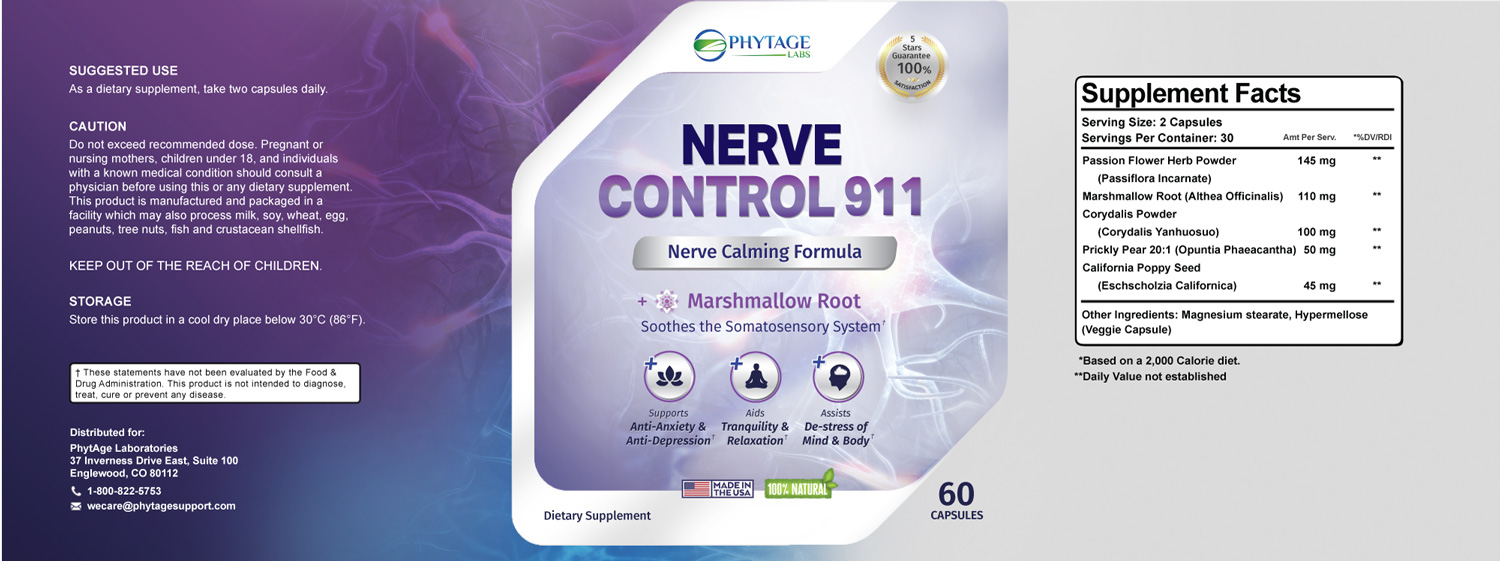 nerve control 911 ingredients